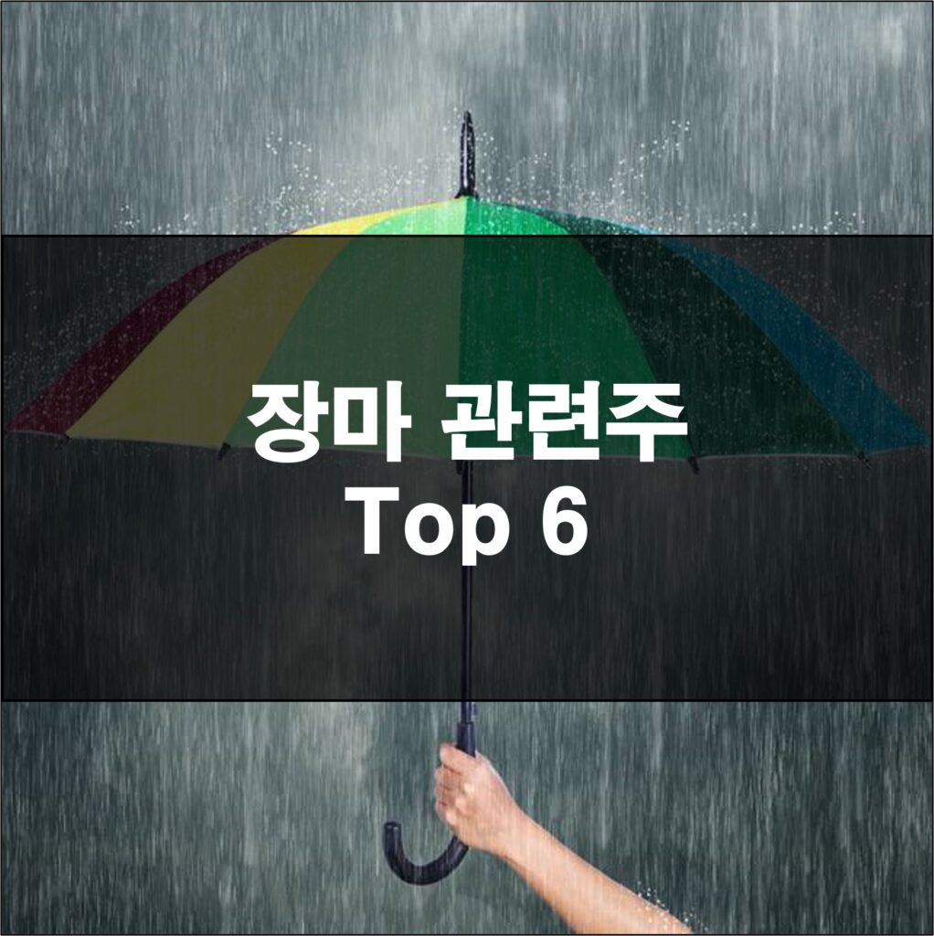 장마 관련주