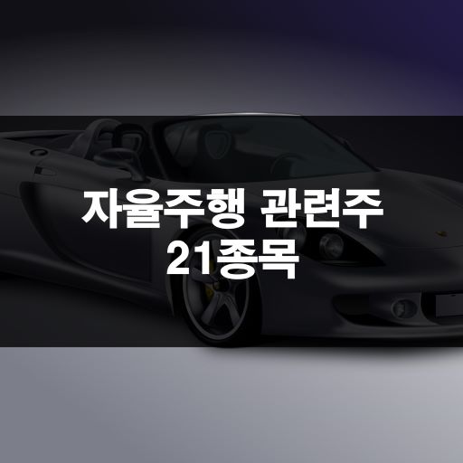 자율주행 관련주