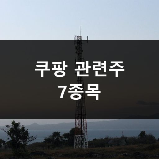 쿠팡 관련주 메인 이미지